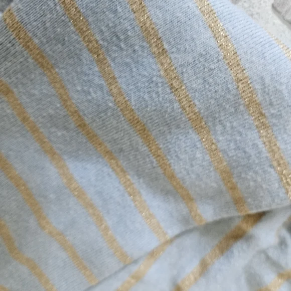 Lilly Pulitzer Lightweight Blue & Gold Sweater - Picture 5 of 6